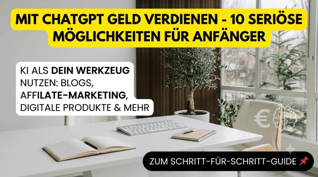 Mit ChatGPT Geld verdienen
